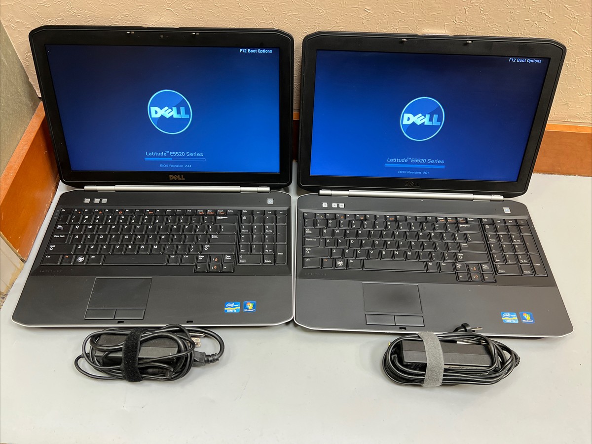 Lot of 2 Dell Latitude E5520 15.6