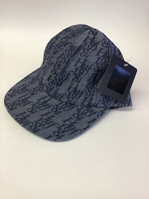 HUF 1984 - Rare Sample - 6 Panel Snapback Cap Flat Brim Hat KK3