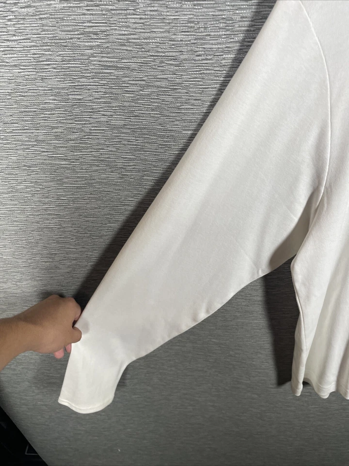 NUEVA Camiseta Médica Urbane Para Mujer Manga Larga Blanca Talla XXL Foto 3 de 4