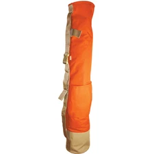 Heavy Duty carrier 48" Inch wood Lath Stake Bag w/ Pockets Orange Reinforced 
