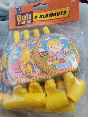 Bob der Baumeister Party Blow Outs Pfeifen Party Gastgeschenke 