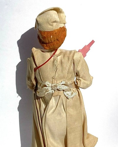 Mario Japan Nurse Cloth Character Doll 9" with Pink Syringe Vintage Klumpe Style - Picture 8 of 11