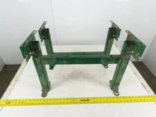 24" Wide Rapistan Style Adjustable 18"-26"  Height Tilt Conveyor Legs Lot Of 2