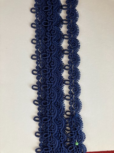 Dark Blue Inspiration Ribbons and Trims Sold Per Metre - Picture 21 of 31