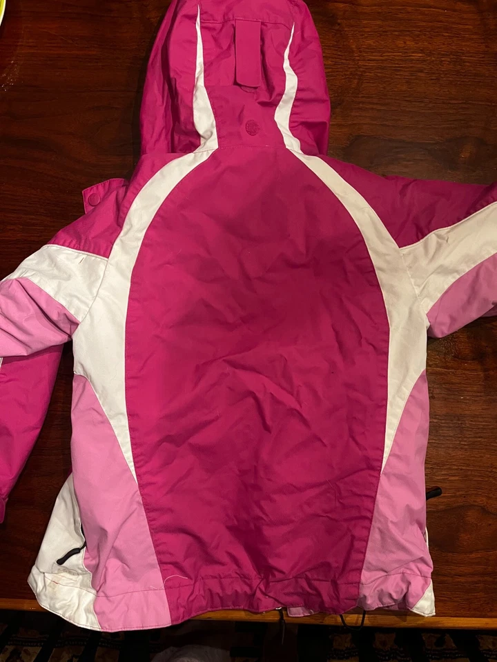 Girls REI 3 In 1 Jacket Coat XXS Size 4-5 Pink Hooded Outer & Fleece Inner - Image 4 of 4
