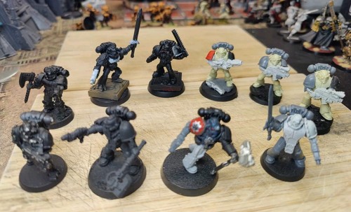 WARHAMMER 40K, SPACE Marine, Company Veteran, Firstborn, Sergent, Wolf Pack EUR 19,00 - FR