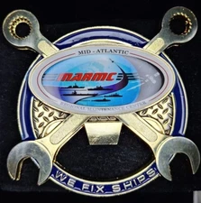 Mid-Atlantic Regional Maintenance Center CPO - We Fix Ships - Challenge Coin