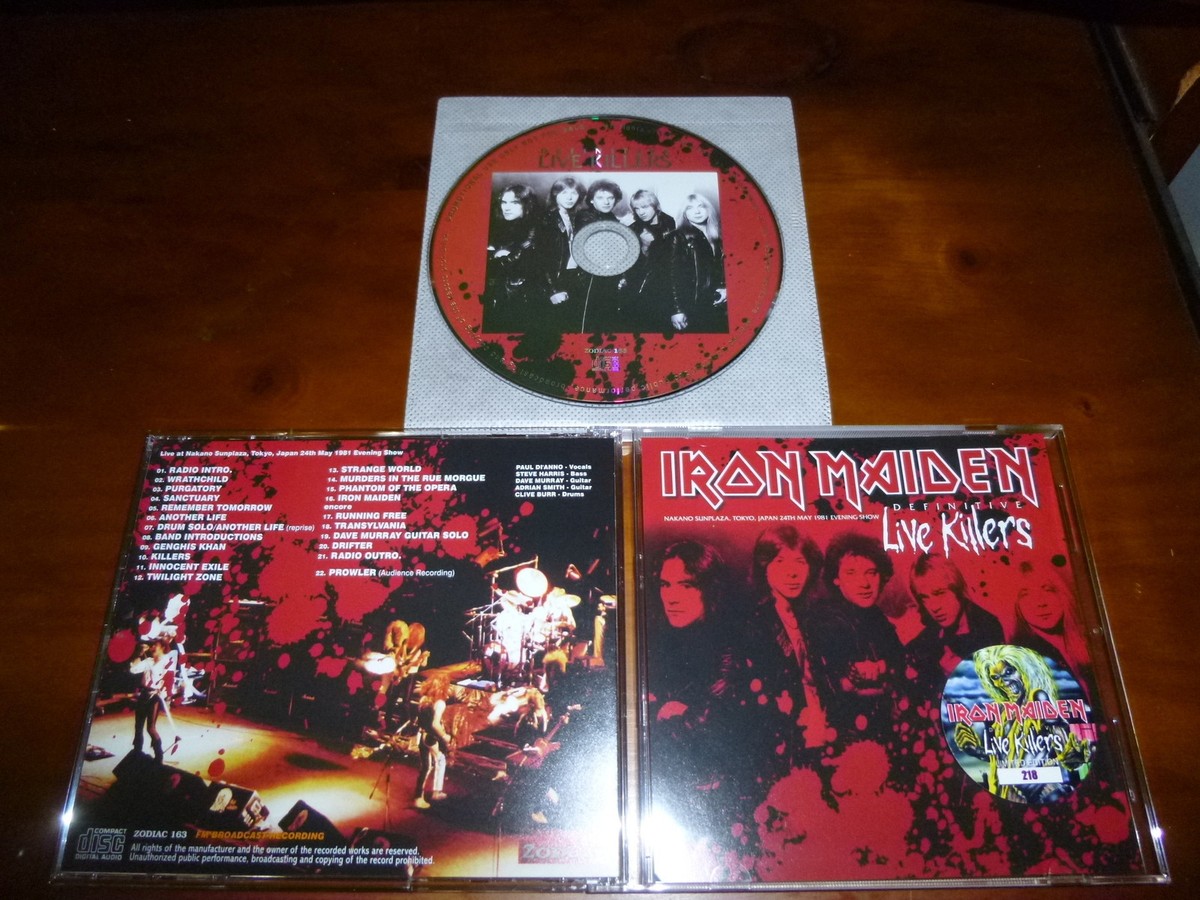 Iron Maiden / Killers ORG Limited NEW!!!!!!! B7 XIAN | eBay