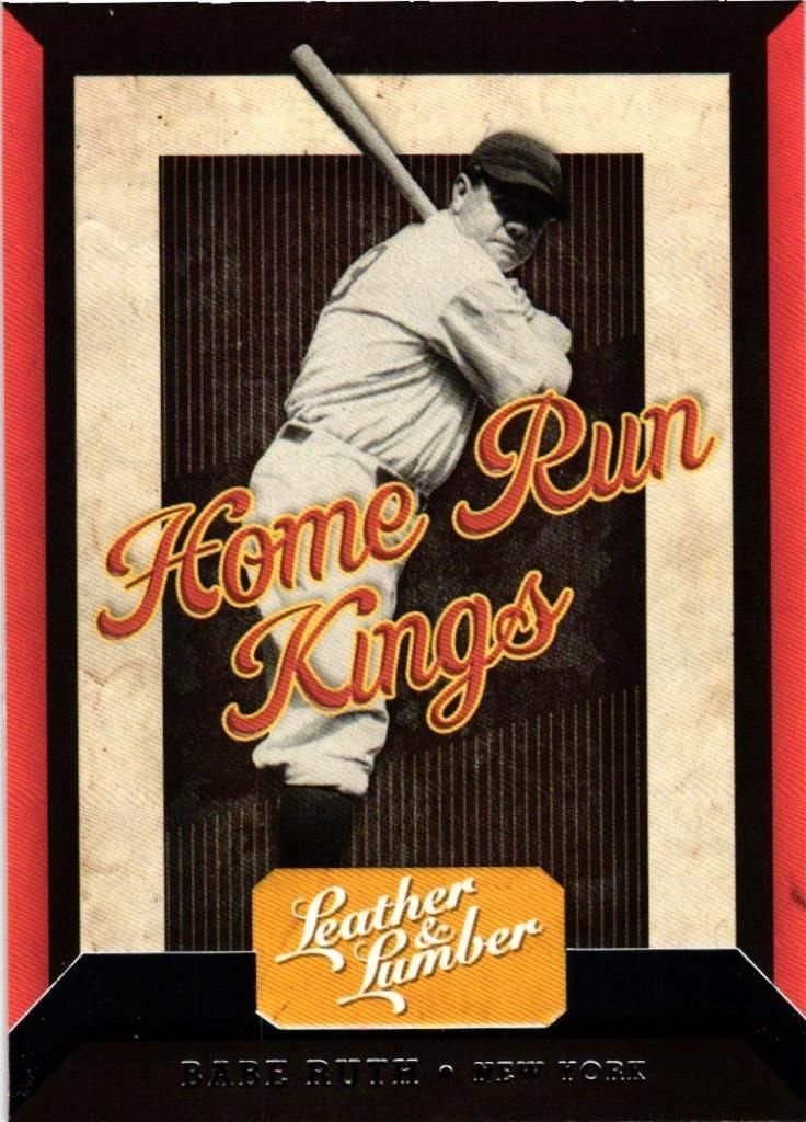 2019 Panini Leather & Lumber HR Kings - Babe Ruth (#HRK-1)  New York Yankees