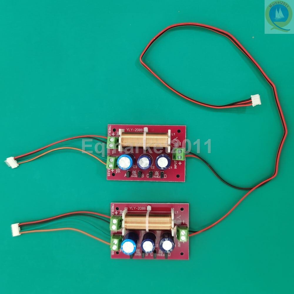 大海4ブラックスペシャルSCAセル基板 Treble Bass Speakers Crossover Divider Board For imac 27