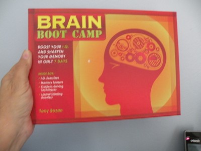 Boost Your IQ & Sharpen Your Memory 7 Days by Tony Buzan Brain Boot Camp Game k4