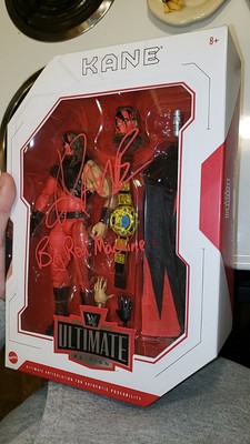 Kane Mattel WWE Ultimate Edition Series 11 Wrestling Elite NEW Signed COA