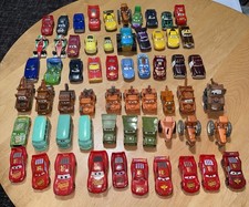 Disney Pixar Cars Lot of 60 Plastic Cars played check pictures  