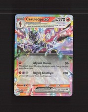 Carta Pokemon Holo Ceruledge ex 036/191 Scintille Urgenti Ultra Rara NM
