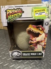Jurassic World Park Primal Hatch T-REX Tyrannosaurus Rex Dinosaur Egg Figure