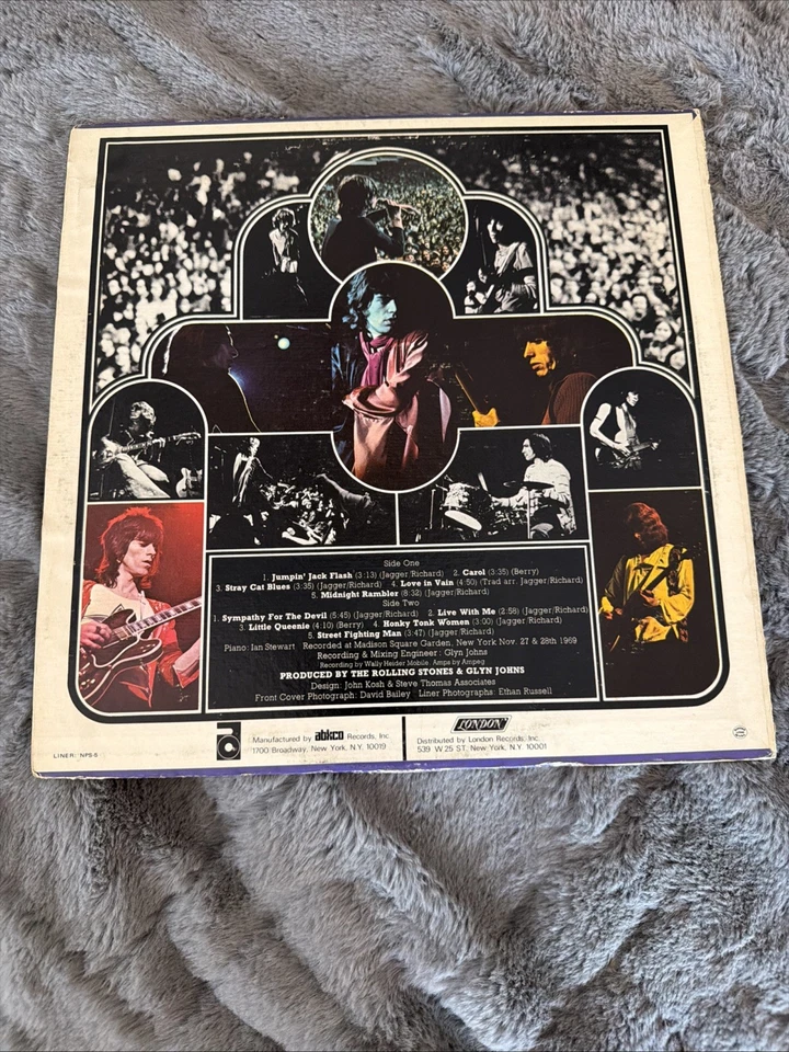Get Yer Ya-Ya's Out! The ROLLING STONES in Concert LP London Records NPS-5 vinyl - Image 2 of 4