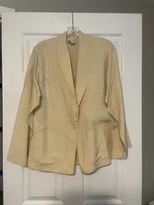 Vintage Philippe Richard 100% Pure Silk Blazer || Made in Korea