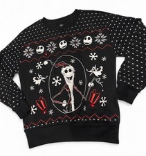 Disney Tim Burtons The Nightmare Before Christmas Light-Up Holiday Sweatshirt XS