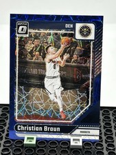 2024 Panini Donruss Optic Christian Braun #101 Blue Hyper