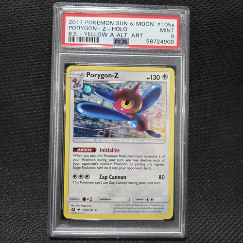 2017 Pokemon: PORYGON-Z 105a/147 - [Alt Art Promo] [Burning Shadows] Mint PSA 9