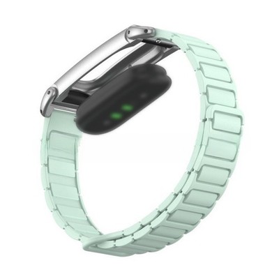 Für Fitbit Air Silikon Magnet Uhrenarmband - Atmungsaktives ABS Material 10x8x1