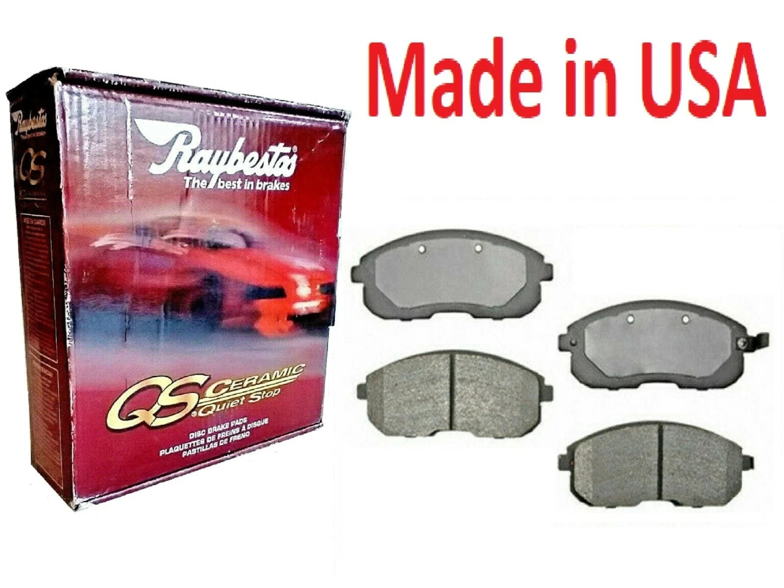 Disc Brake Pad Set, Front Quiet Stop Premium Ceramic RAYBEST