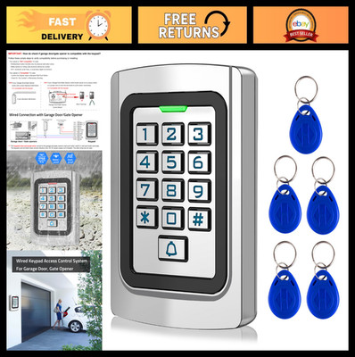 Universal Wired Access Control Keypad - IP68 Waterproof, 2000 Users, PIN & ID Ca