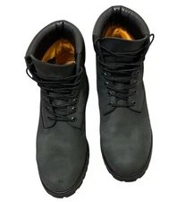 Timberland Premium Men's Waterproof Boot 400 Gram Dark Gray Nubuck Size 10 M