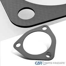 2.5" 3-Bolt Header Manifold Down Pipe Catback Turbo Exhaust Gasket Flange