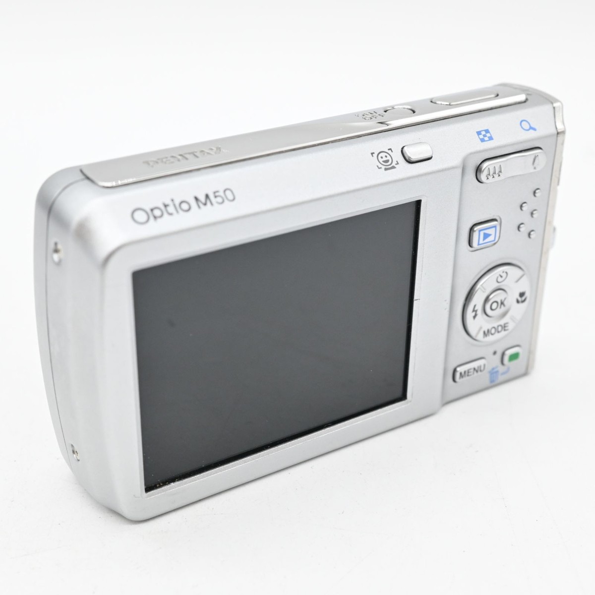 PENTAX OPTIO M50 Digital Camera Silver 8MP Optical 5x Zoom Compact