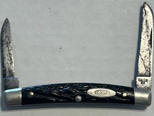 VINTAGE 6269 CASE  XX BLACK 2 BLADE CONGRESS KNIFE 1940 - 1964 FREE SHIPPING