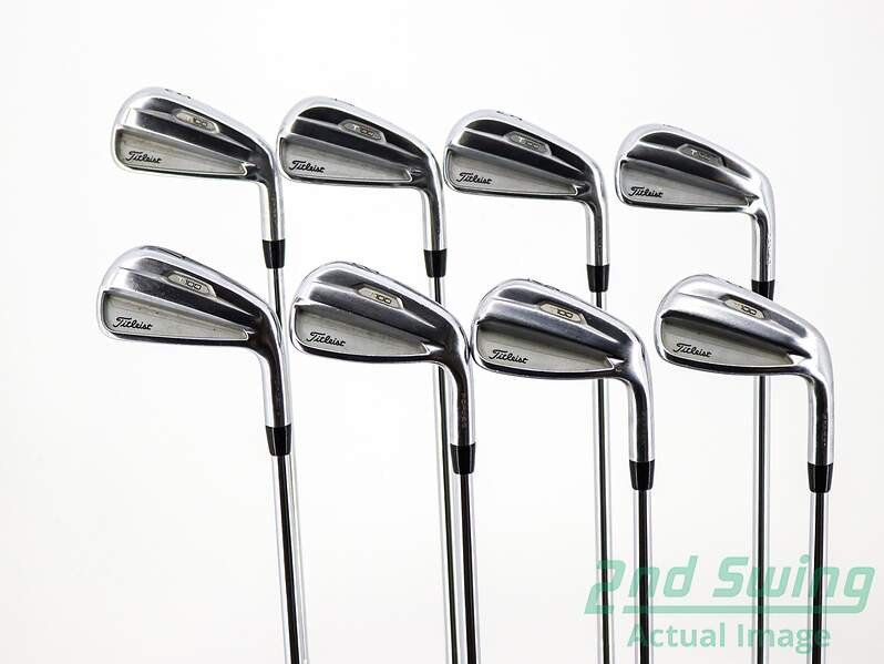 Titleist 2021 T100 Iron Set 3-PW Stiff Steel Right Handed +3/4 Inch Extended