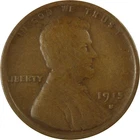 1915 S Lincoln Wheat Cent VG Very Good Penny 1c Coin SKU:I26389