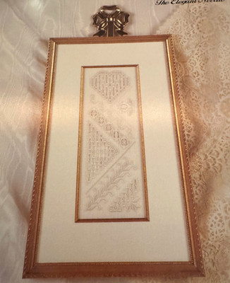 Cross N Patch Hardanger Sampler & Bookmark Chart Elegant Needle Mariann Golich