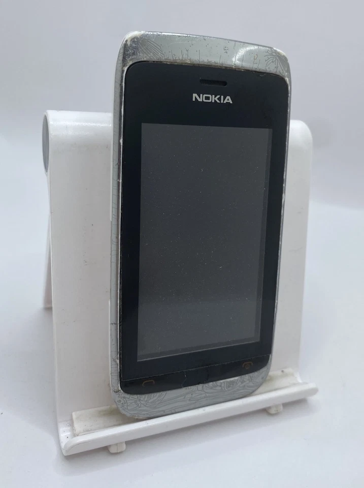 Nokia Asha 309 White Unlocked 20MB 3" 2MP Wi-Fi Series 40 Touchscreen Phone #C05, photo 1 of 5