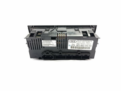 8E0820043AA mando del climatizador para AUDI A4 BERLINA (8E) 1.9 TDI 2000 194023 - Imagen 4 de 13