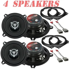 Power Acoustik 300 Watt Front/Rear Door Speakers For 2006-2014 Honda Ridgeline