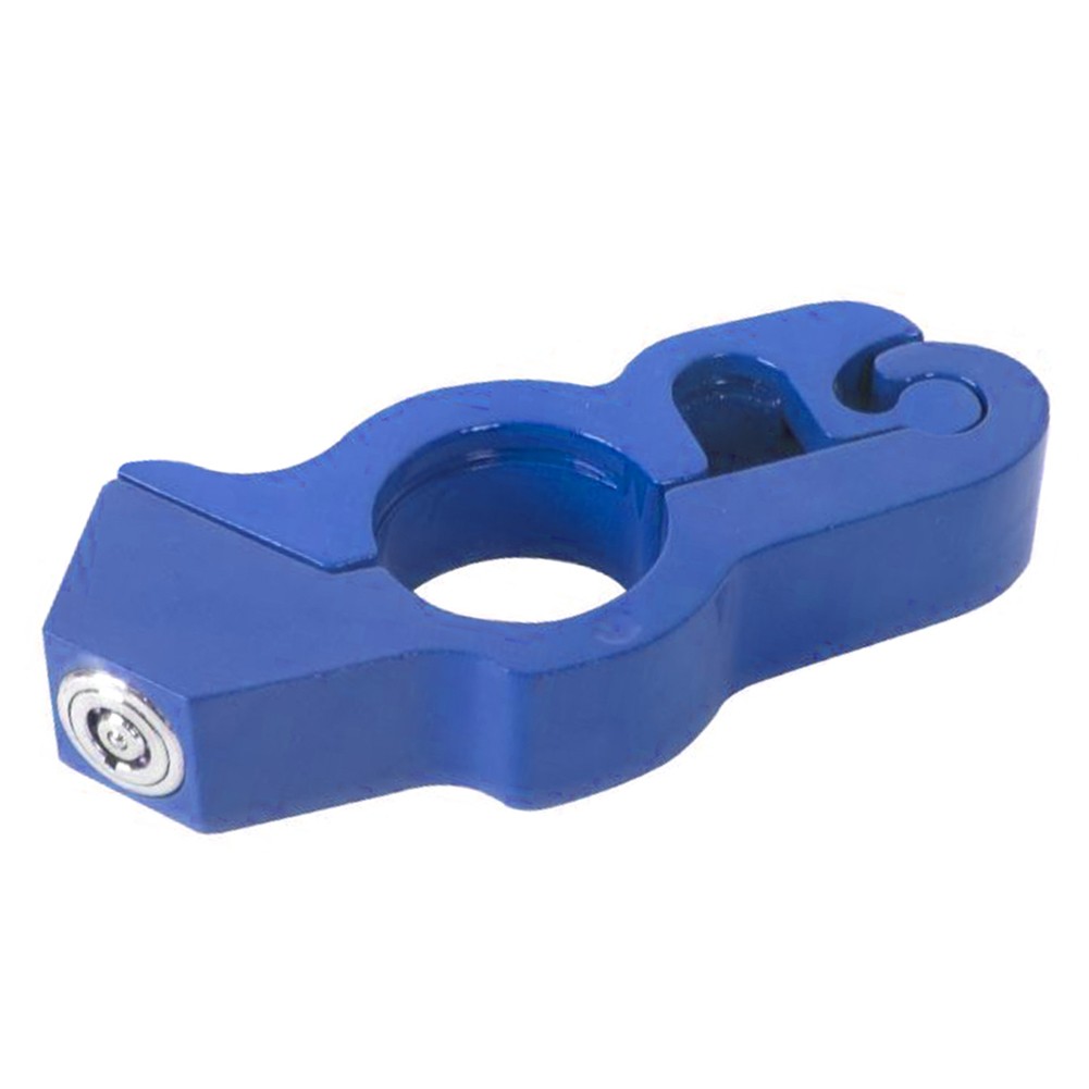 Blue Motor Handlebar Lock Anti-Theft Grip Throttle Security Bike Scooter ATV