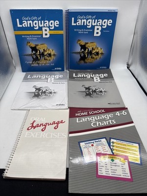 Abeka Language B- WorkText, Tests, Keys, Charts & Oral 5th Grade (3rd Edition)
