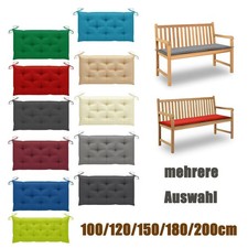 Gartenbank Auflage Königsblau Stoff Bankpolster Bankauflage 1m-2m Sitzauflage