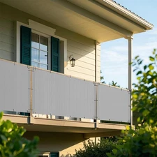 30in Tall Balcony Fence Windscreen Privacy Screen Shade Cover Garden Pool Deck