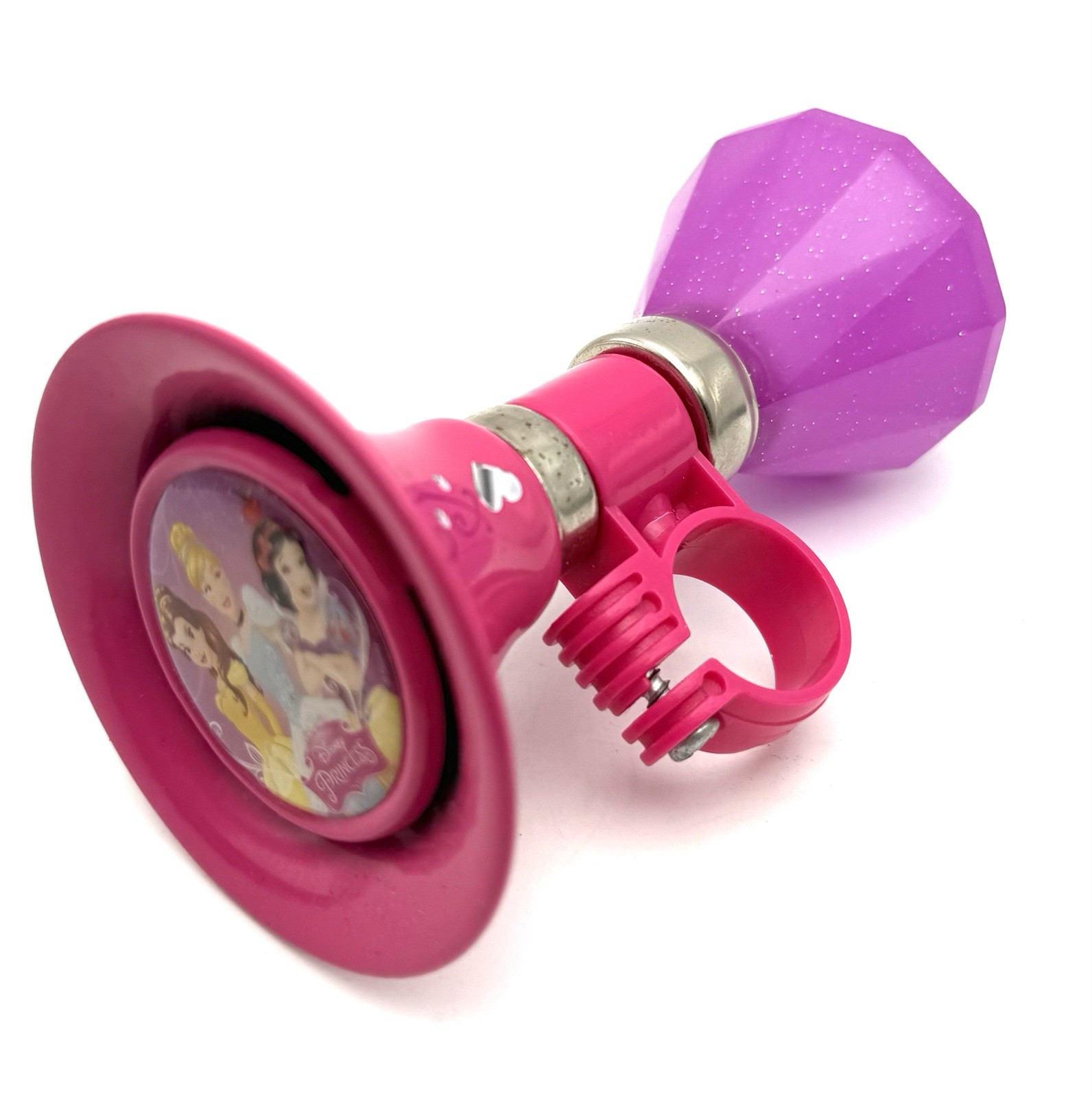 Disney Princess Bike Horn Bicycle Pink & Purple Girls 5&rdquo;