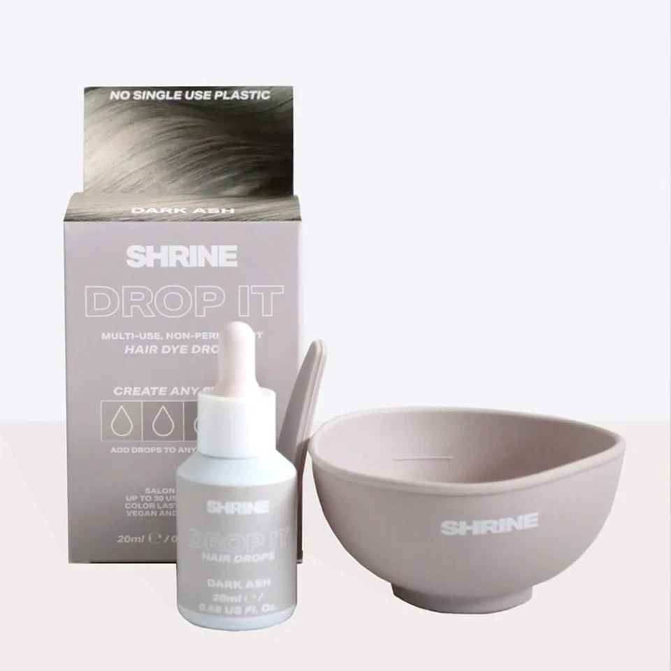 Shrine Beauty Drop It - Non Permanent Toner Drops - Dark Ash 10ml