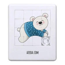 'Winter Wear Polar Bear' Sliding Puzzle (PZ00027478)