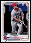 2021 Bowman #17 Mike Trout Los Angeles Angels Card