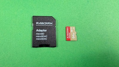 Sandisk Extreme 64GB MicroSD V30 A2 - SDSQXH9-064G-GZ6MA - USED