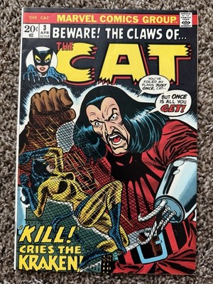 Marvel Beware! The Claws of THE CAT No. 3 (1973) Commander Kraken!