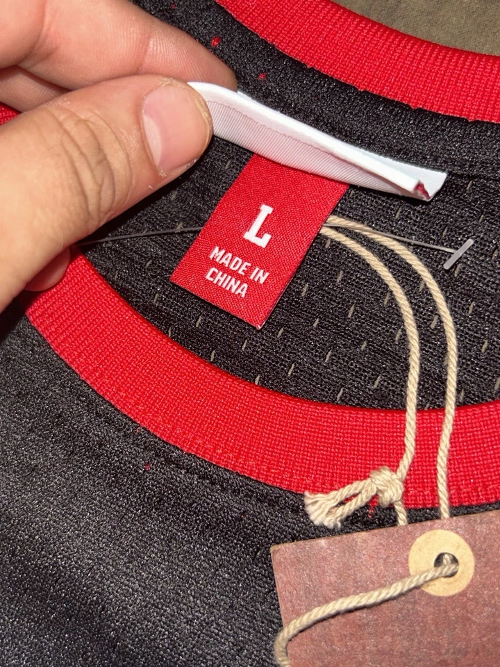 男式 Mitchell & Ness NBA Swingman 球衣开拓者队 99 Rasheed Wallace 全新带标签 — 第 4/4 张图片