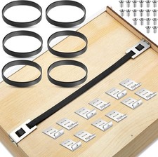 6 Set Drawer Repair Kit Drawer Support Brackets Includes Screws for Reinforcing