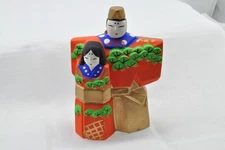 Japanese Clay Bell Ceramic Dorei Antique Classic Hina Doll